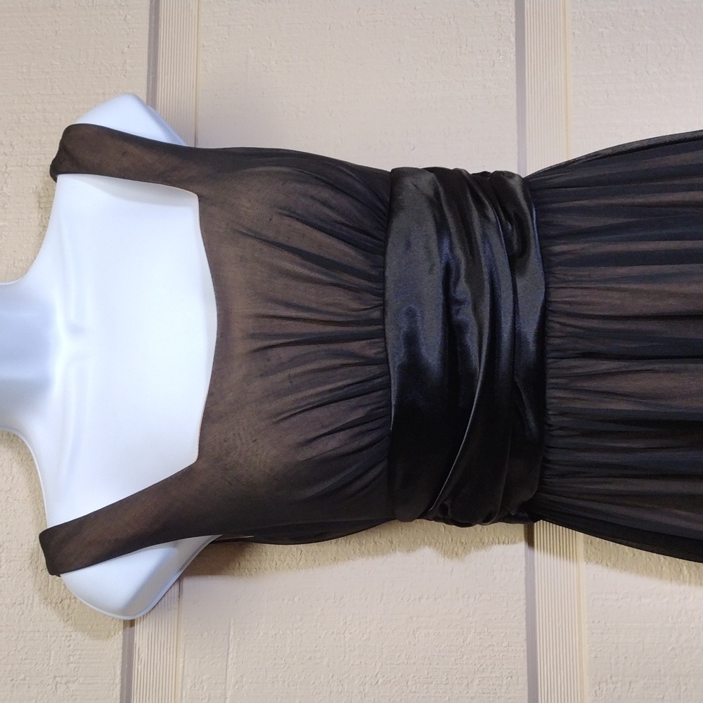 Blu Sage sheer lined sleeveless dress 6